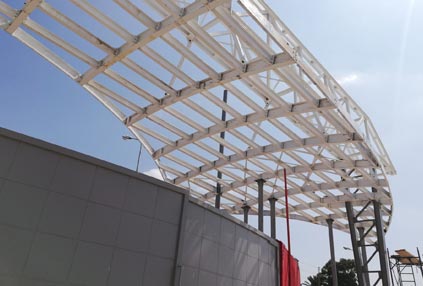 Projet de charpente métallique 2